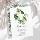 Recherche de baptême invitations Verdure