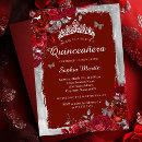 Recherche de elegant quinceanera invitations Rouge