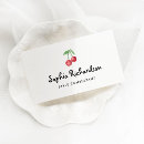 Recherche de cerise cartes visite Simple