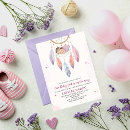Recherche de illustration de boho baby shower invitations Moderne