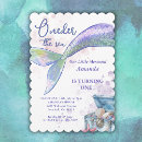 Recherche de mermaid anniversaire invitations Été