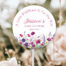 Suche nach lila wildblumen aufkleber Aquarell