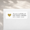 Recherche de gold calligraphy étiquettes adresse retour Return address