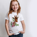 Suche nach giraffe kinder tshirts Blume