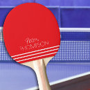Recherche de rouge raquettes ping pong Rayures