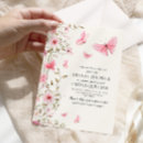 Suche nach elegante schmetterlinge einladungen Rosa