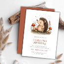 Recherche de hérisson anniversaire invitations Champignon