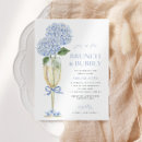 Recherche de blue hydrangea bridal shower invitations Floral
