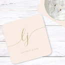 Recherche de gold dessous de verres Élégant