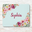 Recherche de fleur tropicale tapis souris Hibiscus
