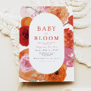 Recherche de orange rose de partie invitations Mother to be