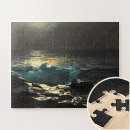 Recherche de lumière de lune puzzles Mer