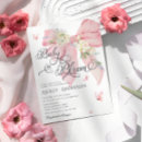 Recherche de pastel baby shower invitations Fleuri