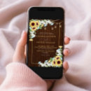 Recherche de tournesol romantique invitations Pour elle
