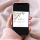 Recherche de lilac bridal shower invitations Botanique