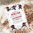 Recherche de partie de karaté invitations D'anniversaire de ninja