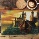 Recherche de dragon puzzles Château