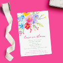Recherche de bright floral bridal shower invitations Gras
