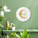 Recherche de lune et étoiles horloges Mignon