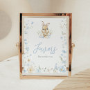 Suche nach wildes kaninchen poster Blau