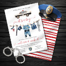 Recherche de police baby shower invitations Voiture de police