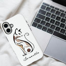 Recherche de chat mignon iphone coques Élégant