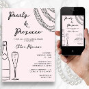Recherche de pink bridal shower invitations Élégant et moderne