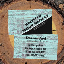 Recherche de woodworker cartes visite Rustique