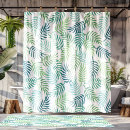 Recherche de tropical rideaux douche Vert