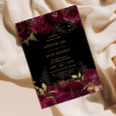 Recherche de burgundy roses invitations Couple