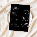 Recherche de crâne halloween invitations Élégant