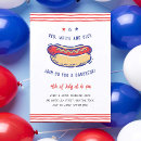 Recherche de barbecue américain invitations Bleu rouge