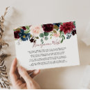 Recherche de feuille rouge invitations Bride