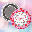 Recherche de de fraise refrigérateur magnets 1er anniversaire