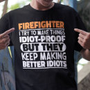 Recherche de pompier drôle tshirts Lutte contre les incendies