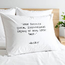 Recherche de housses oreillers Typographie