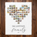 Recherche de coeur de couvertures plaids Collage photo