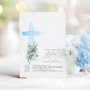 Recherche de gris bleu baptême invitations Simple