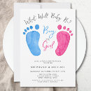 Recherche de baby reveal invitations Mignon