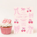 Recherche de cerises invitations Coquette