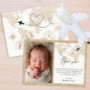 Recherche de travel remerciements cartes Baby shower merci