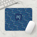 Suche nach regentropfen mousepads Blau