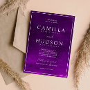 Suche nach amethyst hochzeit einladungen Minimal