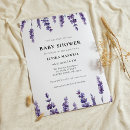 Recherche de fleurs de lavande invitations Baby