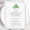 Recherche de shamrock baby shower invitations Clou