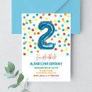 Recherche de confettis colorés invitations Pour enfants