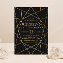 Recherche de motif géométrique invitations Élégant