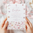 Recherche de baptisé invitations Aquarelle florale