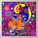 Recherche de chat hippie posters Rétro