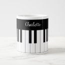 Recherche de clavier piano tasses Notes de musique